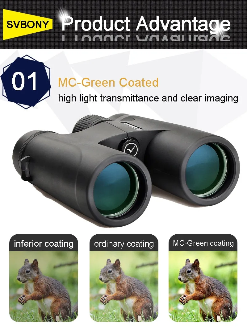 Binoculars 10X42/8X32 Professional Tourism Binoculars long range Waterproof HD Powerful Telescope