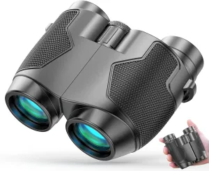 Binoculars 12x50 for Adults and Kids Night Vision Binoculars Compact Binocular Large Eyepiece Waterproof Binocular Wide Field of View for Bird Watching,Hiking,Hunting,Concert with Carrying Bag