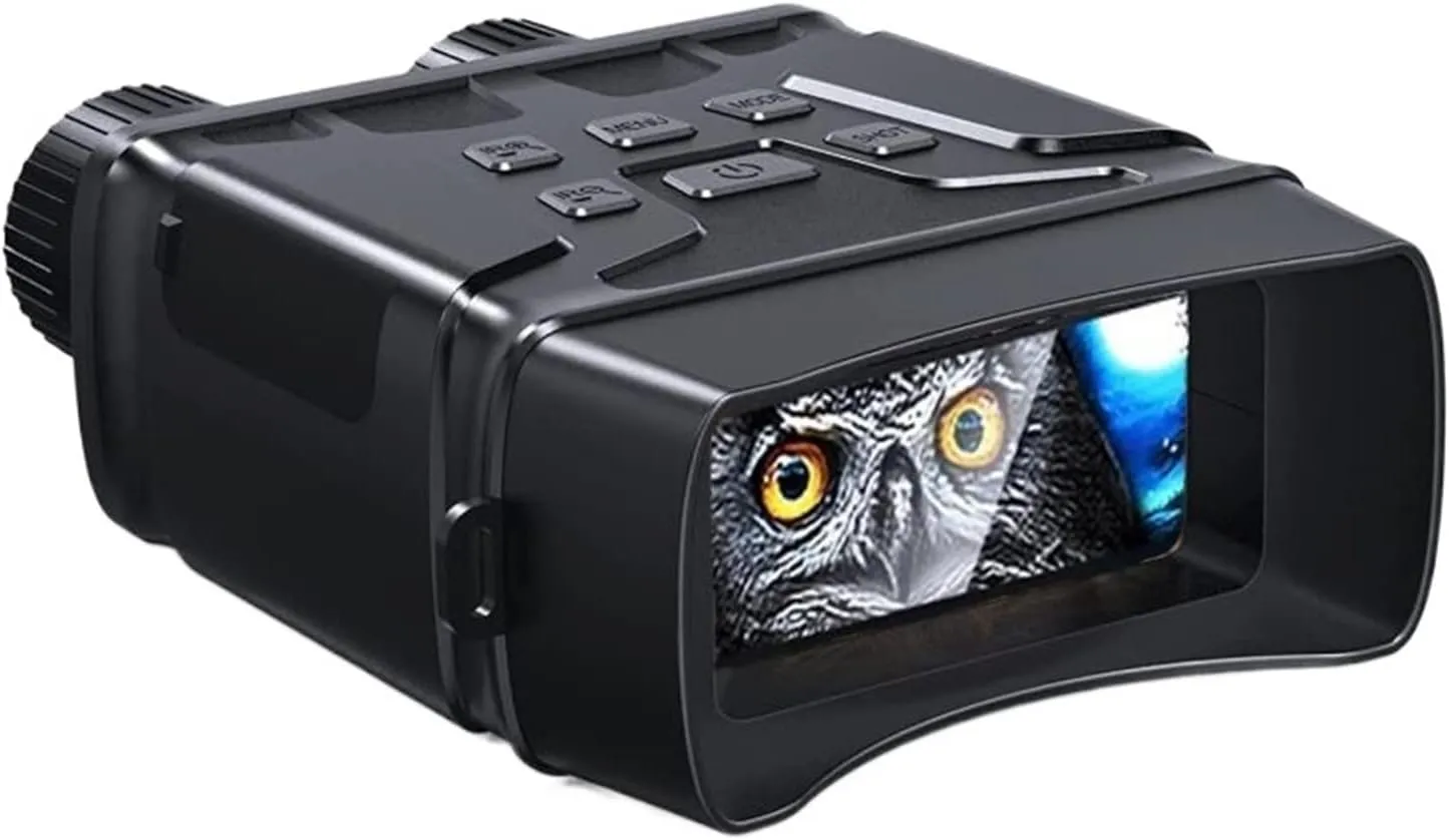 Binoculars Night Vision Device 850nm Infrared 1080P HD 5X Digital Hunting Telescope Outdoor Day Dual Use 300m
