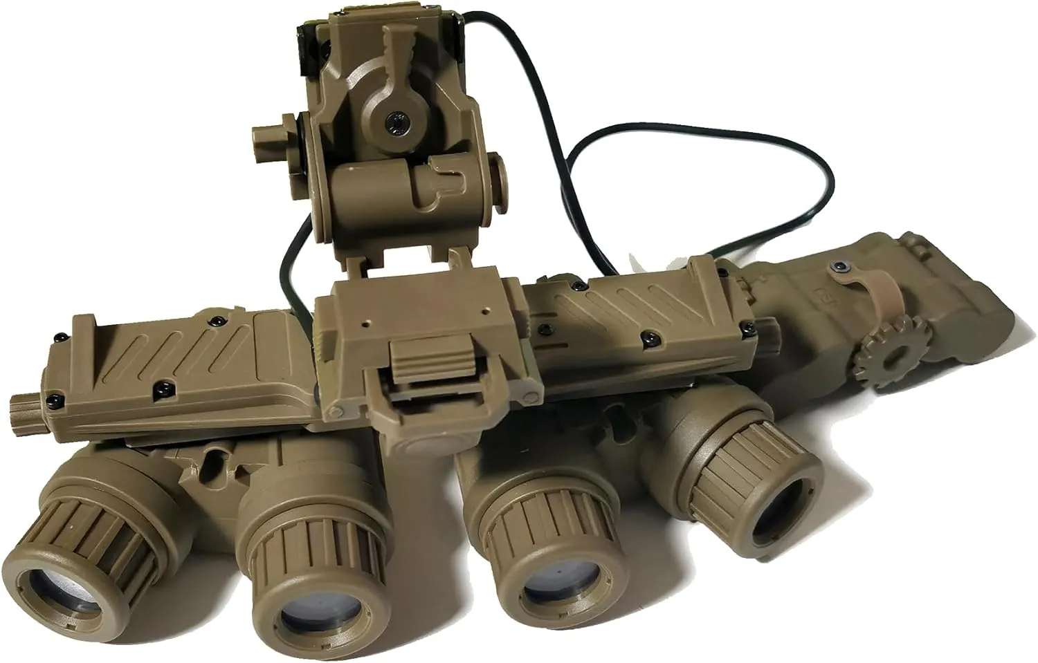 Bisu Tactical Airsoft Dummy GPNVG18 Night Vision Goggles Model   Plastic L4G24 Helmet Mount Cosplay No Function NVG Night Vision Binoculars Goggles Set