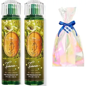 Body Spray Princess Tiana Fine Fragrance Mist, 8 FL OZ, with 1 Gift Bag Plastic, Essence of Elegance Long Lasting, Edition Limited Spring Fragrance For Women