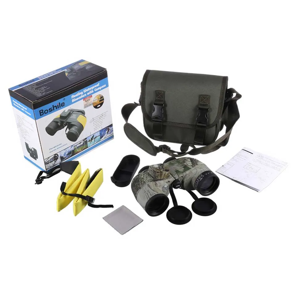 Boshile 10x50 Digital Compass Range Finder Binoculars 2023