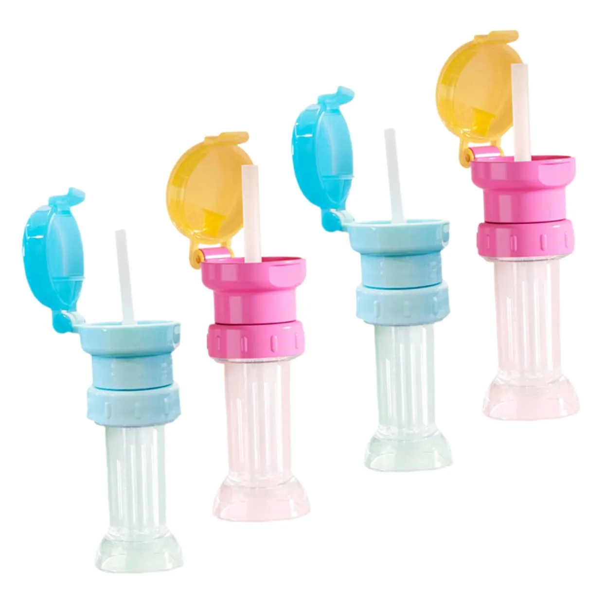 Bottle Mouth Conversion and Girls Water Bottle Straws Safe Easy to Use for Toddlers