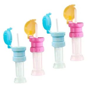 Bottle Mouth Conversion and Girls Water Bottle Straws Safe Easy to Use for Toddlers