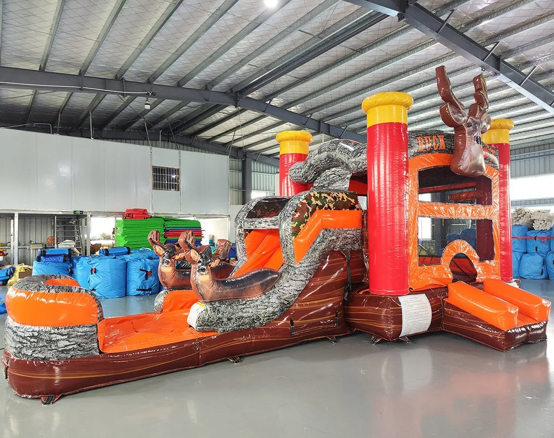 Buck Shot Econo Bounce House with Slide (Wet/Dry)