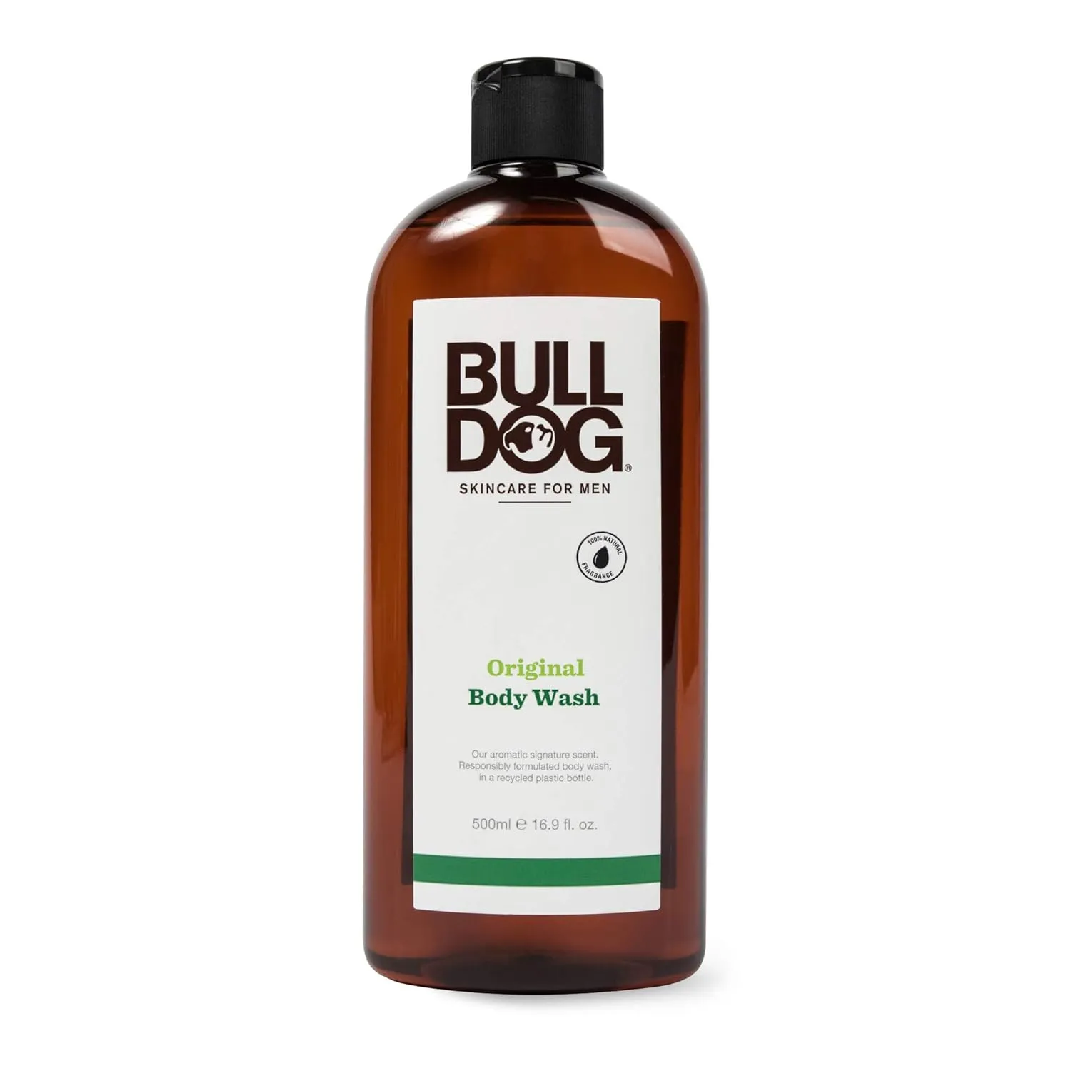 BULLDOG Mens Skincare and Grooming Body Wash, Original, 16.9 Fluid Ounce