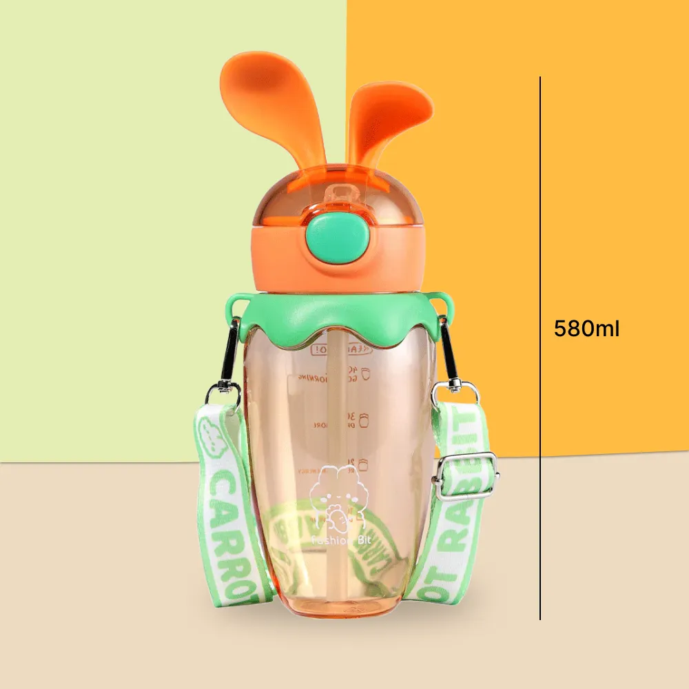 Bunny Fancy Sipper Water Bottle