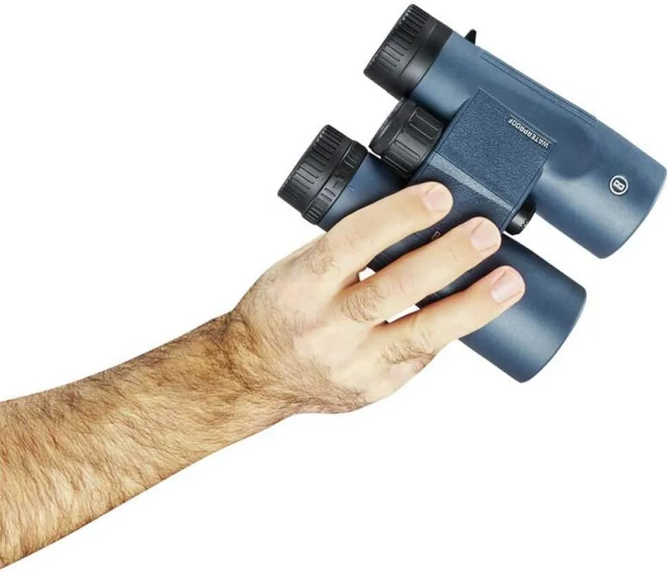 Bushnell H2O 8x42mm Binoculars, Waterproof and Fogproof Binoculars for Boating, Hiking, and Camping, Multi Blue