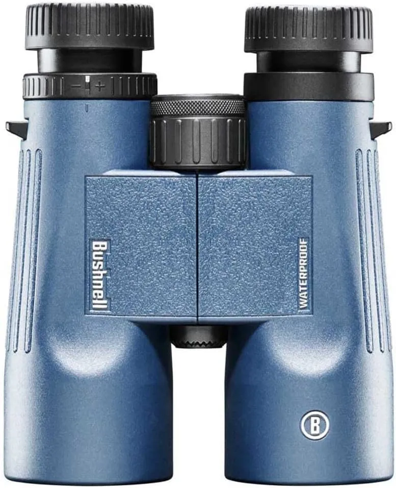 Bushnell H2O 8x42mm Binoculars, Waterproof and Fogproof Binoculars for Boating, Hiking, and Camping, Multi Blue