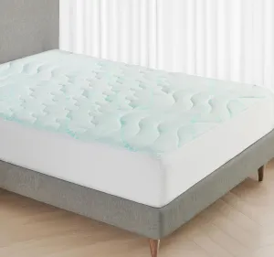 California Design Den Mattress Pads for King Size Bed, 3-Zone Cooling Soft Quilted King Size Mattress Pad Deep Pocket Fits 8-20 inch Mattresses