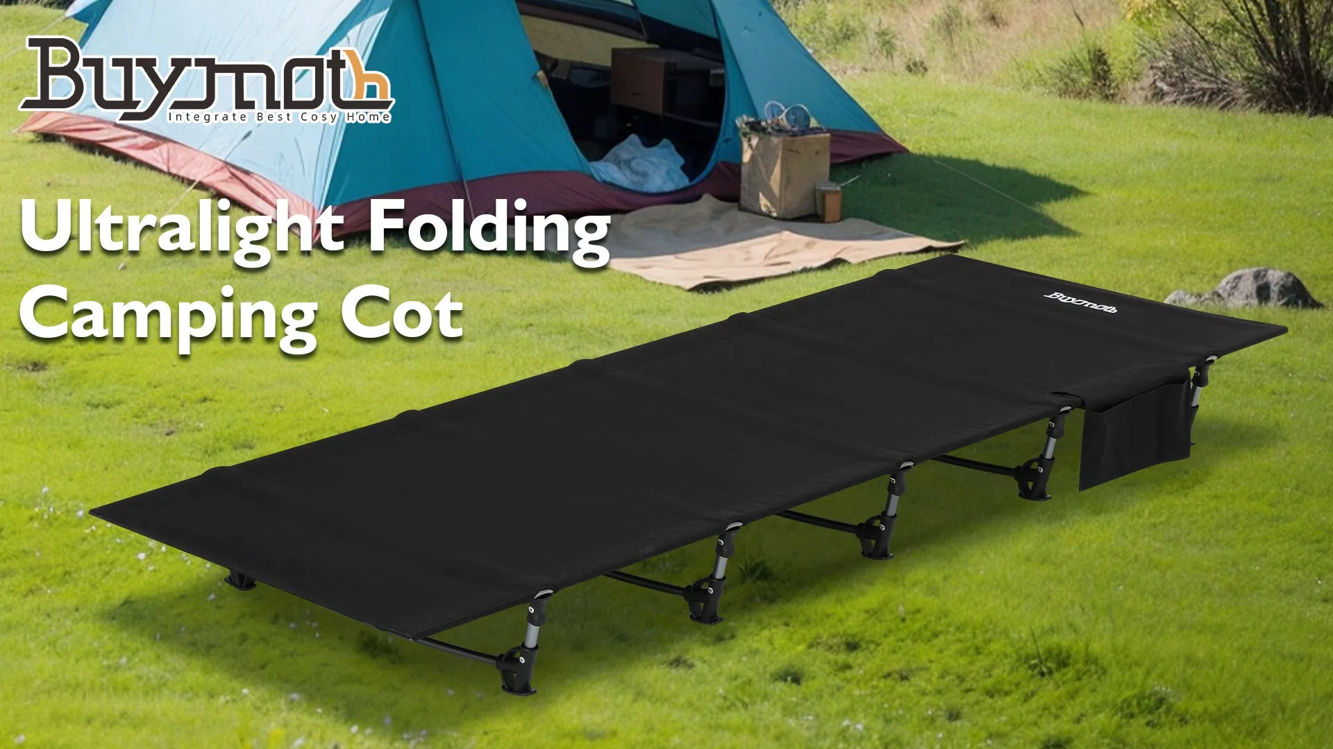 Camping Cot,Ultralight Folding Camping Cot Bed for Adults Camping