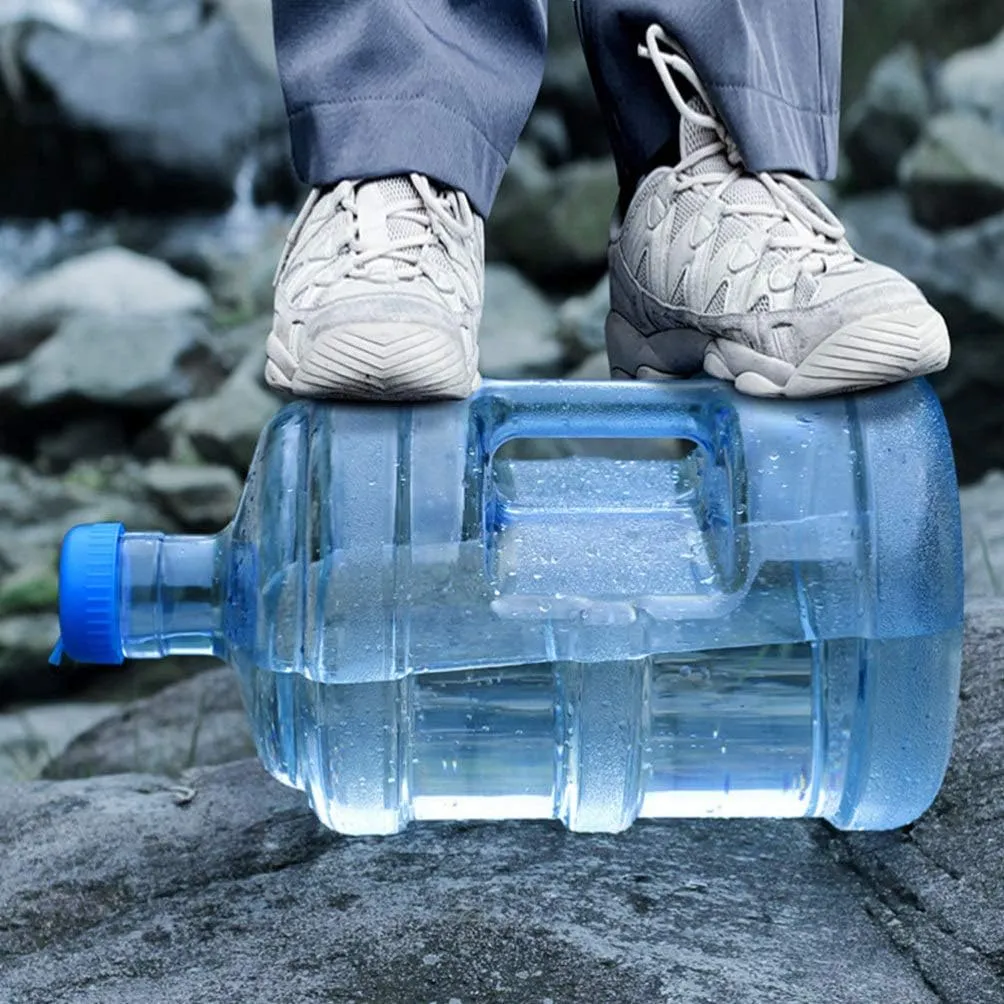 Camping Water Storage Drinking Container: Plastic Water Jug Big Bottle for Hiking Mountaineering Picnic Fishing Car Office 0. 8 Gallon