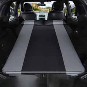 Car Automatic Inflatable Bed for Mazda CX-5 2017 2018 2019 2020 2021 202 2023, Portable Movable Thickened Trunk Sleeping Bed Outdoor Camping Hiking Air Mattress,Grey