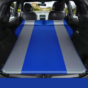 Car Automatic Inflatable Bed for Mercedes GL 2012 2013 2014 2015, Portable Movable Thickened Trunk Sleeping Bed Outdoor Camping Hiking Air Mattress,Blue
