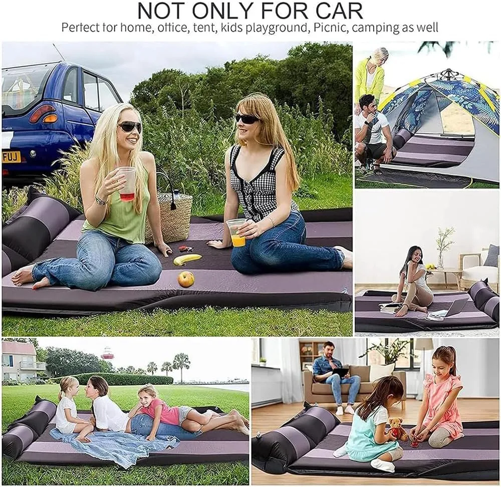 Car Inflatable Mattress for CR-V 2007 2008 2009 2010 2011 Self Inflating Sleeping Pad Thickened Air Bed Cushion Camping Travel Mattress Multifunctional,Blue