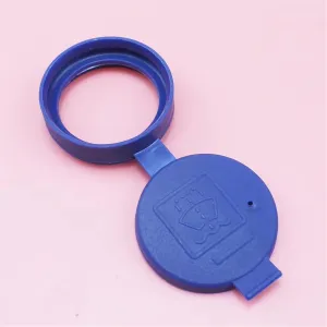Car Washer Bottle Cap Compatible with Fiat for 500 2012-2018 for Doblo for Mk3 2010-2018 Washer Bottle Cap Cover Windshield Washer Fluid Reservoir Cap OEM:71740943