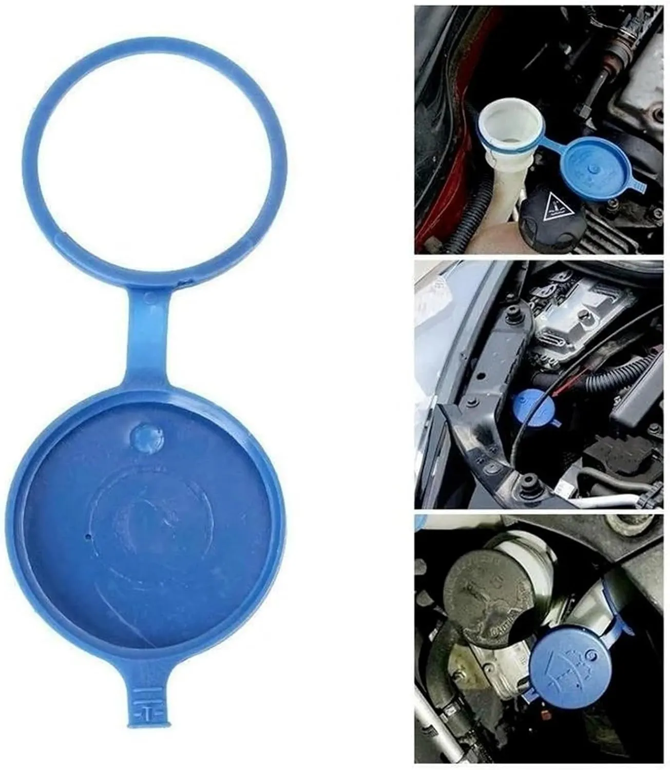 Car Washer Bottle Cap Compatible with Peugeot for 406 for 806 Car Windshield Wiper Washer Fluid Reservoir Bottle Cap Wiper Washer Fluid Reservoir Bottle Cap(1pcs)