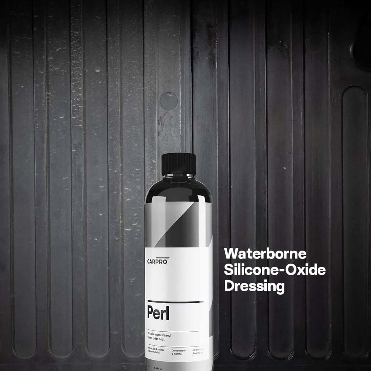 CARPRO PERL Plastic & Rubber Protectant - [Plastic, Engine, Rubber, Leather] - Concentrated Tire Dressing, Water Based UV Protection, Satin Finish - 500ml (17oz)