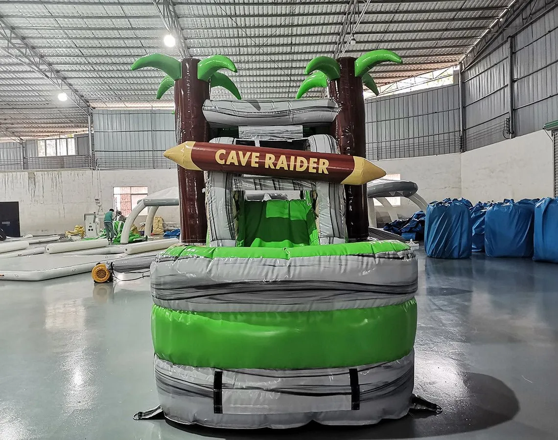 Cave Raider Econo Bounce House with Slide (Wet/Dry)