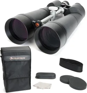 Celestron 71017 SkyMaster 25x100mm Porro Prism Binoculars with Multi-Coated Lens, BaK-4 Prism Glass and Carry Case, Black