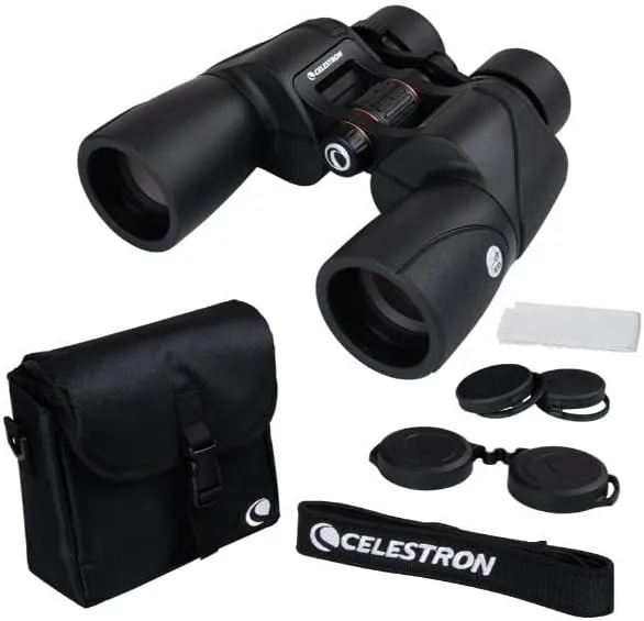 Celestron 72033 SkyMaster Pro ED 7x50 Astronomy Binoculars with ED Glass and Large Aperture for Long Distance Viewing, Fully Multi-Coated XLT Coating, Tripod Adapter and Carrying Case