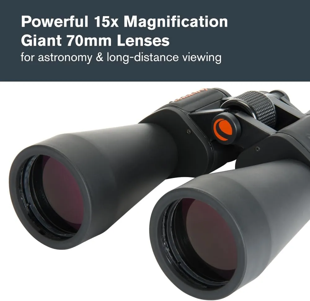 Celestron SkyMaster 12x60 Binoculars – Wide-Field Long-Range and Astronomy Binoculars – Includes Carrying Case – Multi-Coated Optics