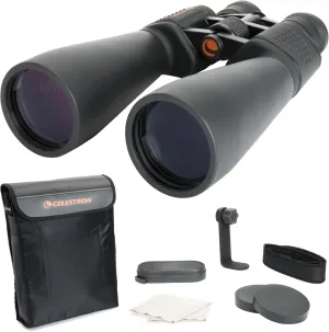 Celestron SkyMaster 15-35x70 Zoom Binoculars – Powerful Long-Range Binoculars for Astronomy & Outdoor Use – High Magnification up to 35x – Includes Tripod Adapter & Case