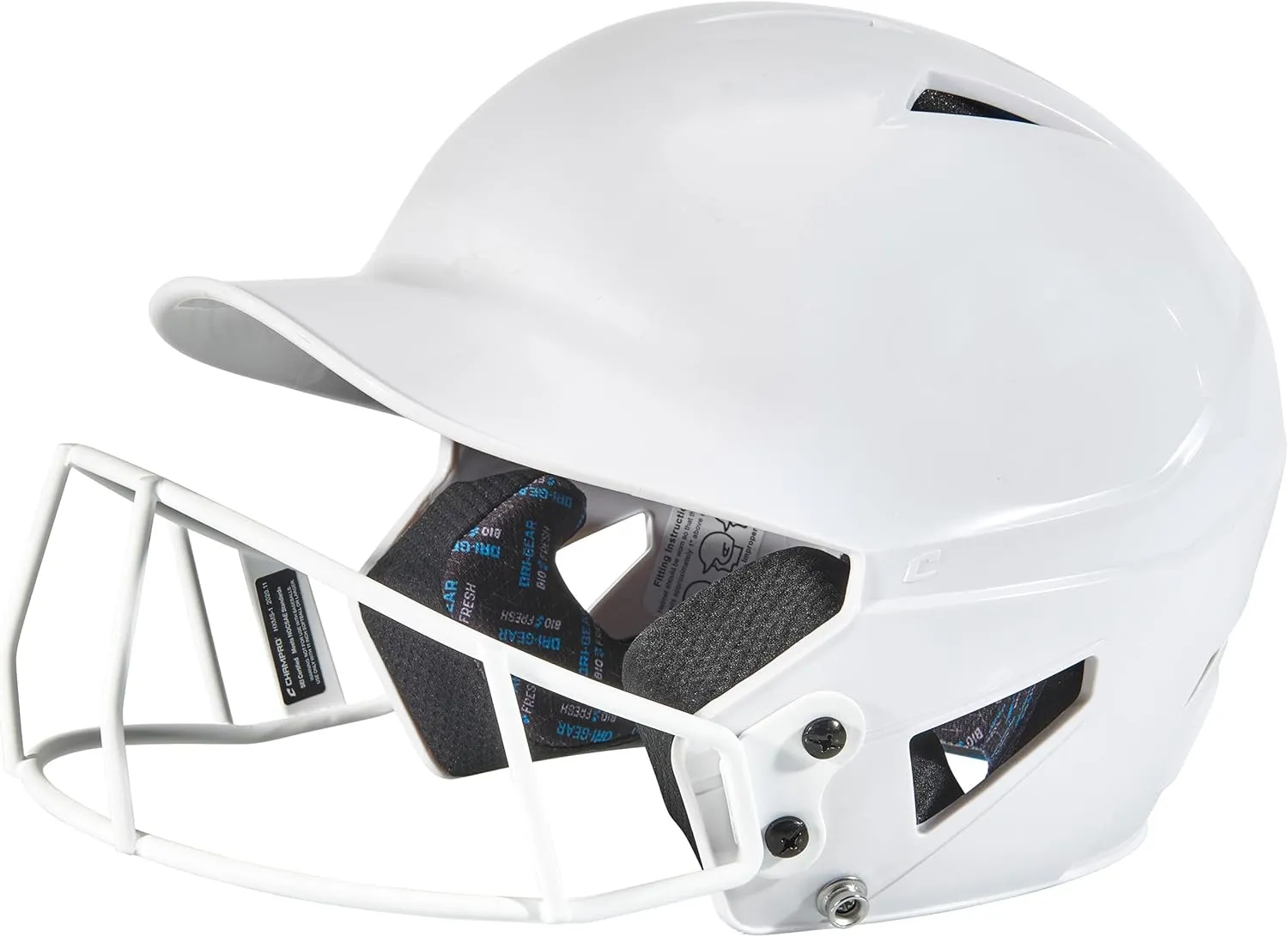 CHAMPRO HX Rookie Fastpitch Softball Batting Helmet with Facemask for Youth and Adults of All Ages