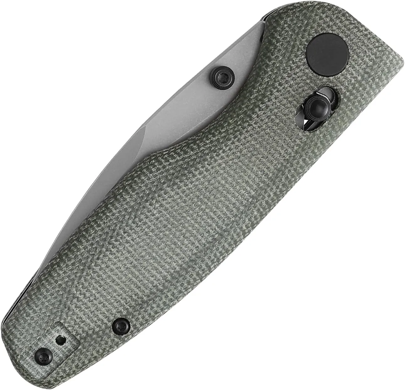 CMB Made Knives CMB Predator CMB-08 Micarta Handle 14C28N Steel Blade Pocket Folding Tactical Survival Camping Hiking Outdoors EDC Knife with Pocket Clip for Men Women(CMB-08LW)
