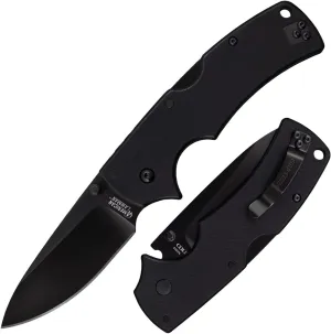 COLD STEEL American Lawman 3.5" S35VN Razor-Sharp Blade 4.625" G-10 Handle Tactical Folding Knife with Tri-Ad Lock, Ambidextrous Pocket/Belt Clip