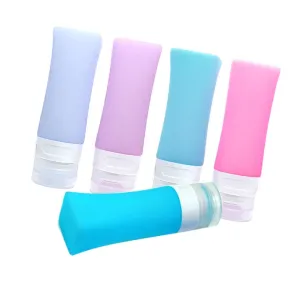 Containers Portable Travel Size Bottles Pump Silicone Leakproof Organizer Bag for Travel Random