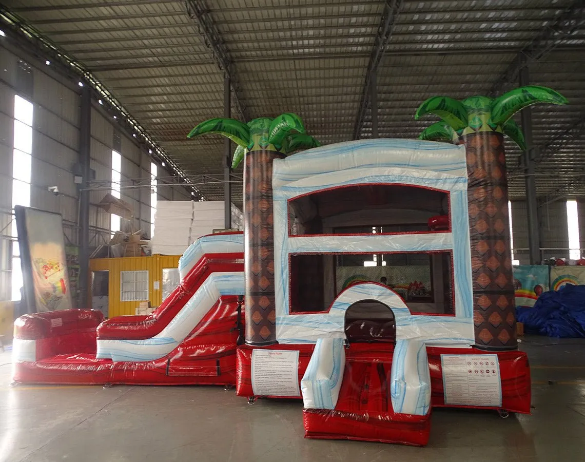 Crimson Bay Econo Bounce House with Slide (Wet/Dry)