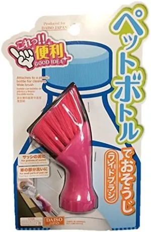 Daiso Attaches to a Plastic Bottle for Cleaning. (Wide Brush)