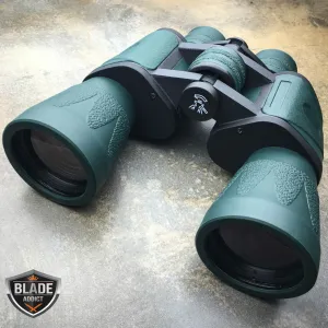 Day/Night 10X60 Military Zoom Binoculars Hunting Camouflage W/ Pouch Camping
