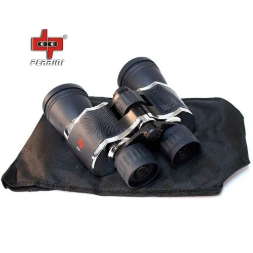 Day/Night 20x60 High Quality Outdoor Chrome Binoculars w/Pouch by Perrini