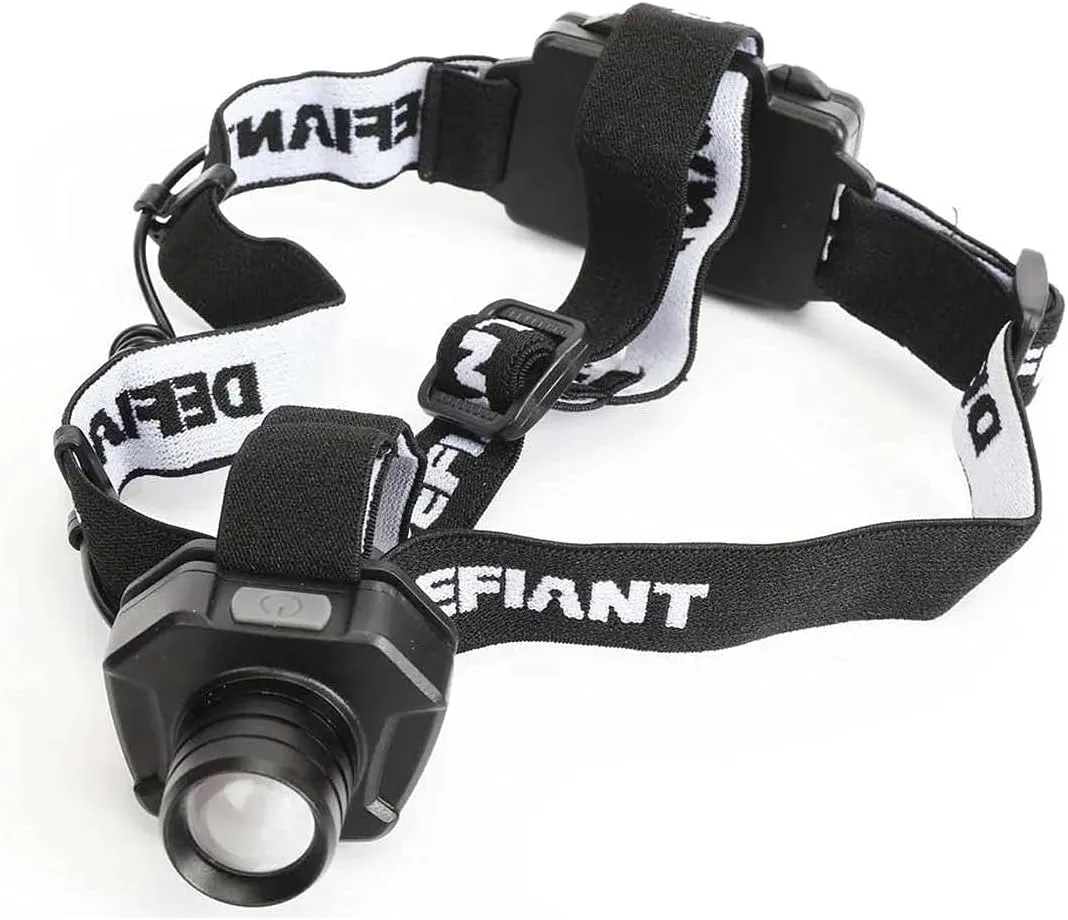 Defiant LED Flashlight, Adjustable, Durable, Battery Powered