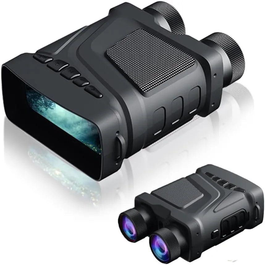Digital Infrared Night Vision,Night Vision Goggles 4k Infrared Digital Binoculars Full Color Hd Visible Night Vision Device for Photo Video