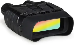 Digital Night Vision Binoculars, 100% in Darkness, HD Photo & 980P Video, 2.3 Inch IPS Screen, for Complete Military Security Hunting