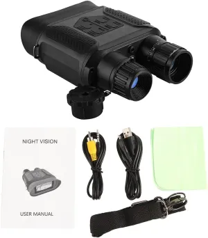 Digital Night Vision Binoculars, Take Photo & 980P Video, 400m/1312ft in Total Darkness, for Adults Spy Hunting Military