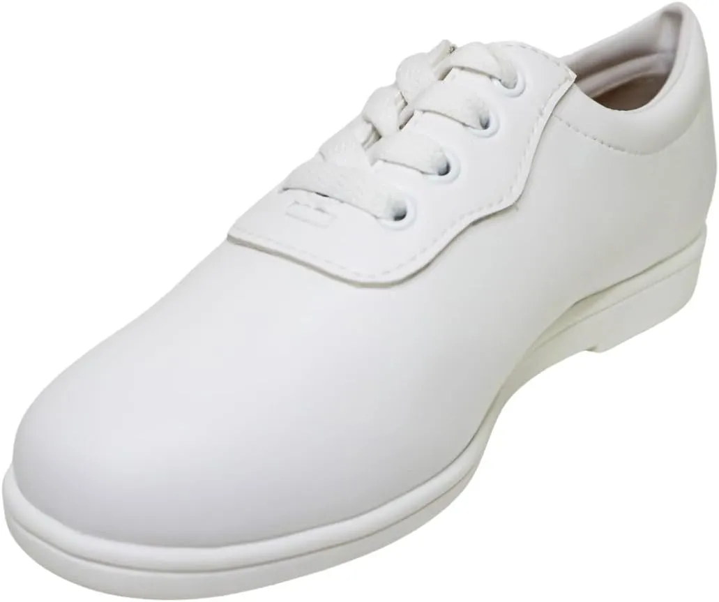 DINKLES Women's Glide Marching Band Shoes, Comfortable, White