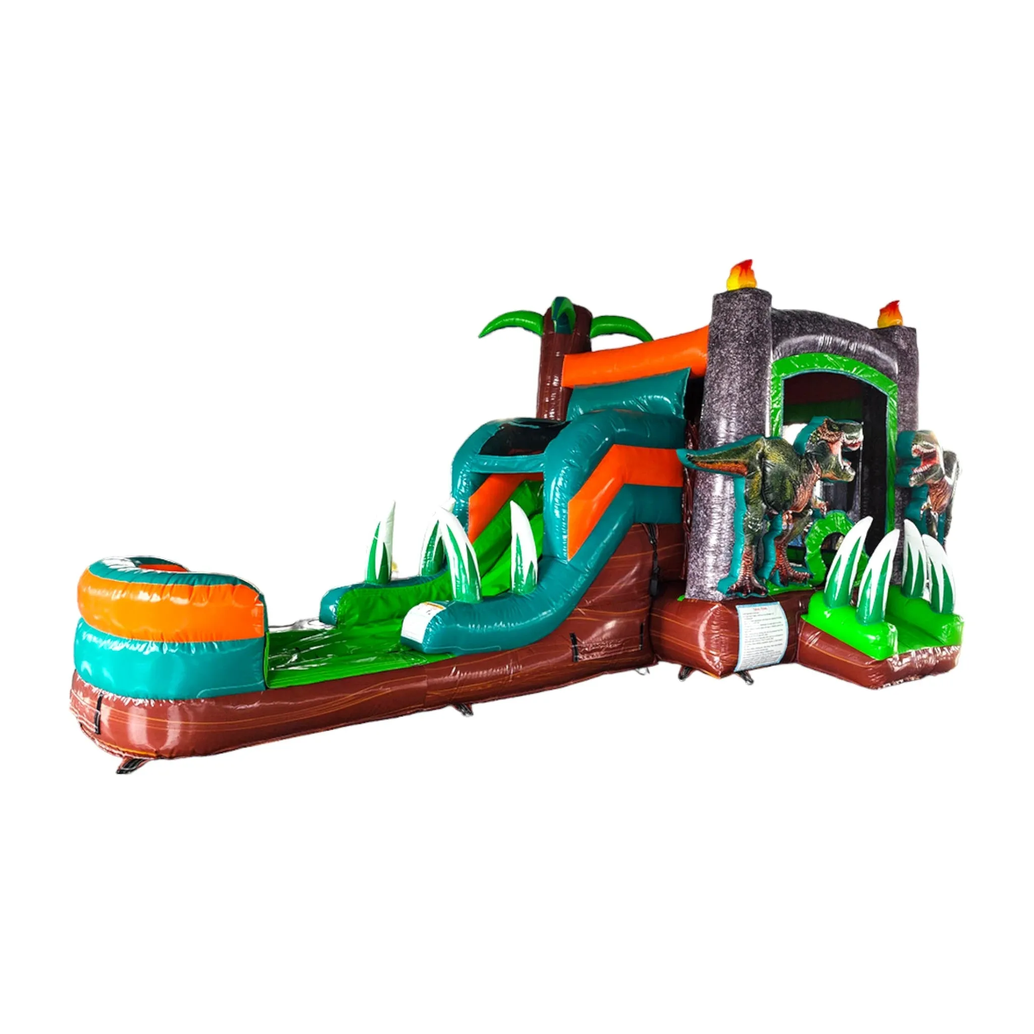 Dino Dive Econo Bounce House with Slide (Wet/Dry)