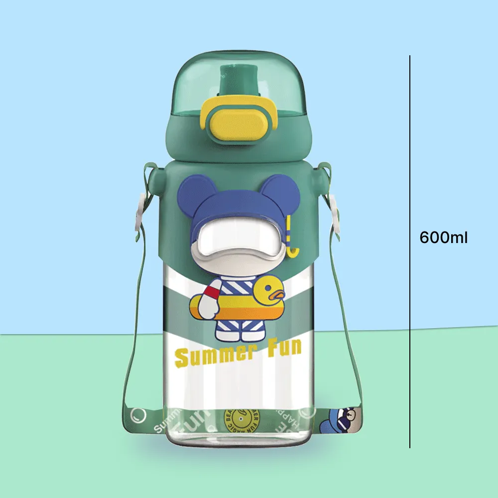 Diver In Mode! A Children's Outdoor Sipper Water Bottle