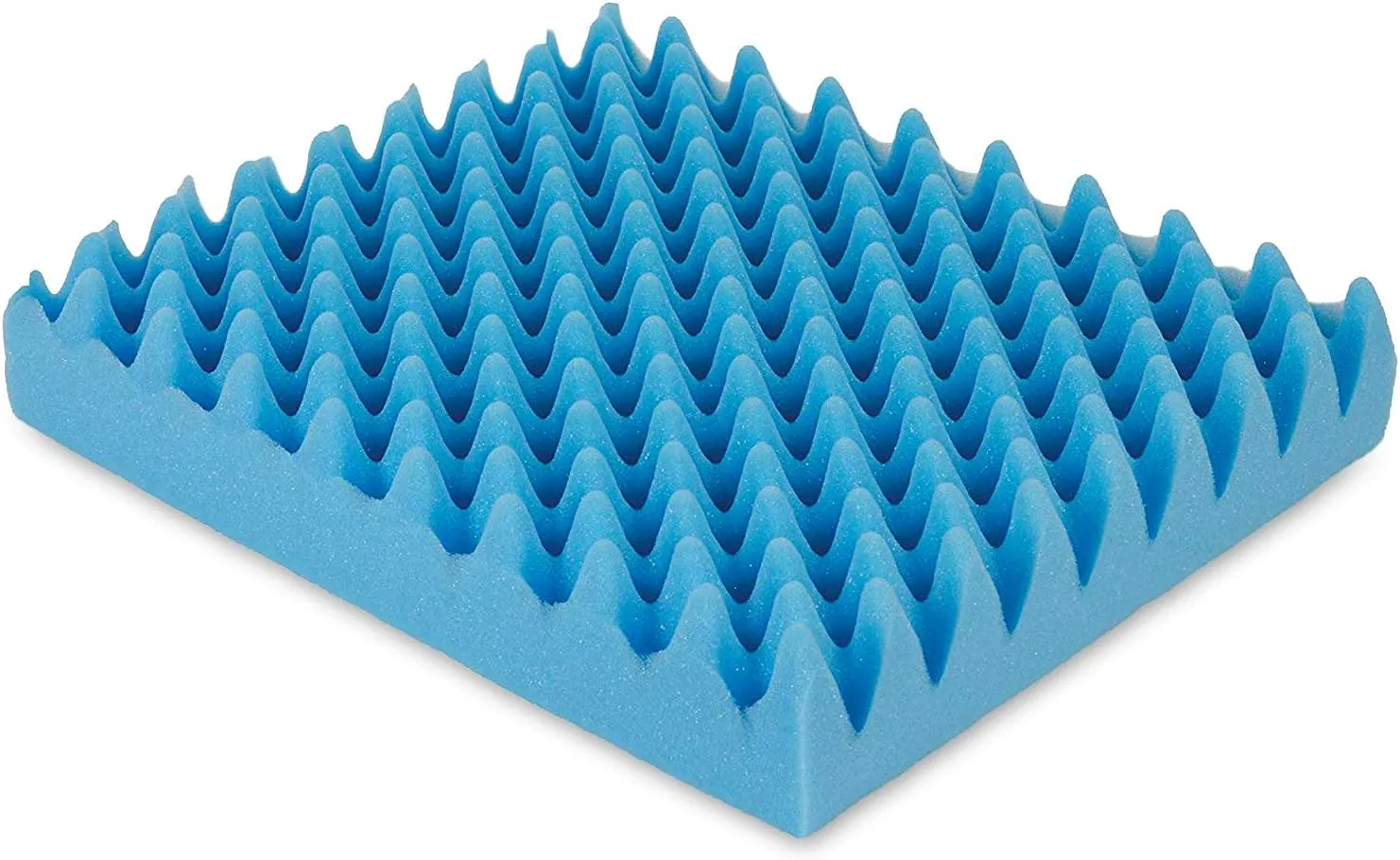 DMI Foam Waffle Cushion For Chair, Egg Crate Cushion Foam Seat Pad, Seat Cushion for Car, Office Chair or Wheelchair Cushion to Relieve Back, Tail Bone Pain, Sciatica, 18x16x4, Car Seat Cushion