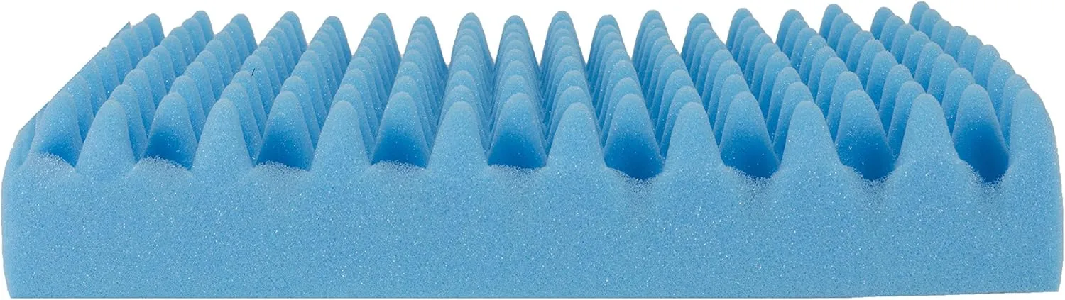 DMI Foam Waffle Cushion For Chair, Egg Crate Cushion Foam Seat Pad, Seat Cushion for Car, Office Chair or Wheelchair Cushion to Relieve Back, Tail Bone Pain, Sciatica, 18x16x4, Car Seat Cushion