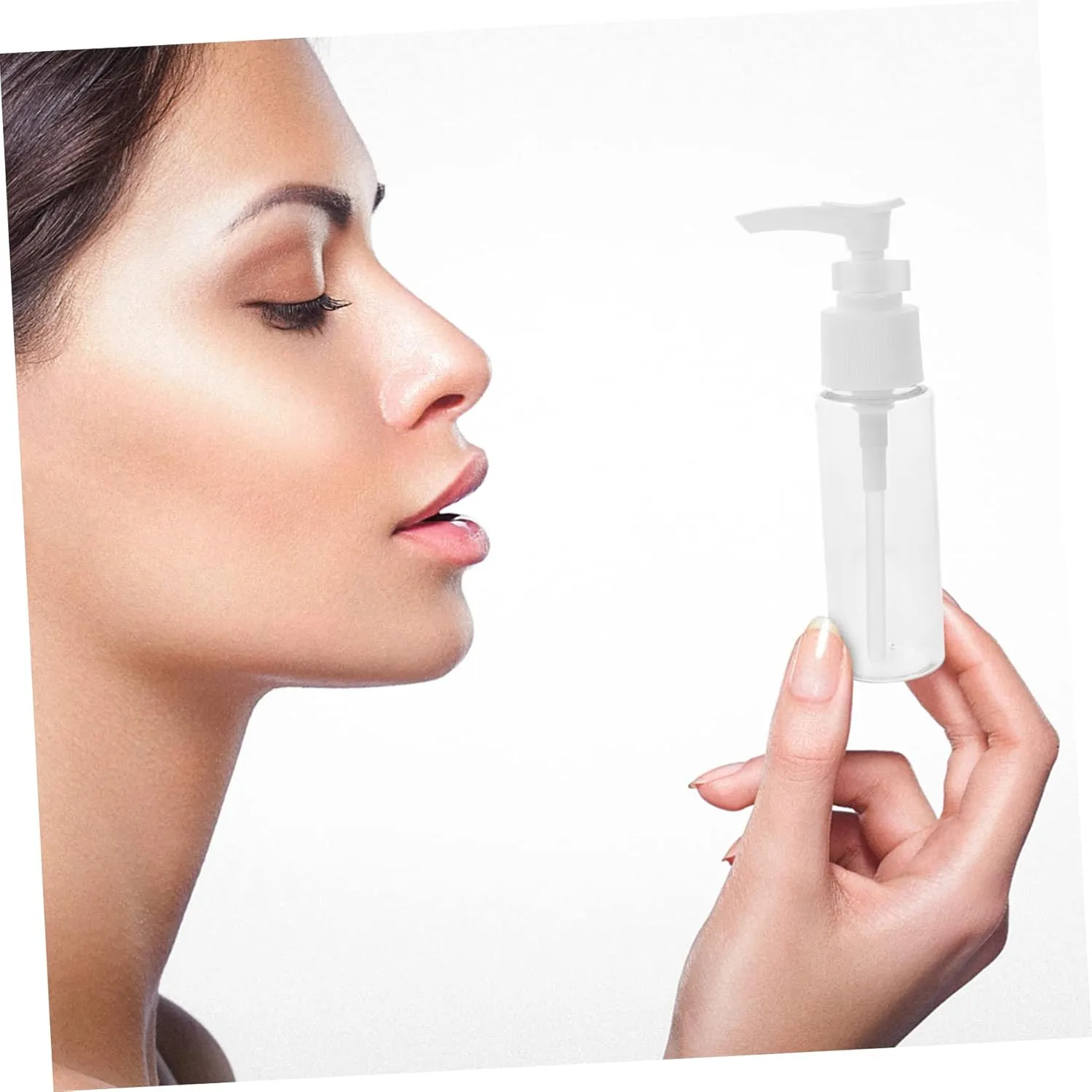 DOITOOL 1 Set Bottle Set Spray Bottles Plastic Container Cosmetics Sub Bottles Lotion Travel Toiletries, White, 13x3cm