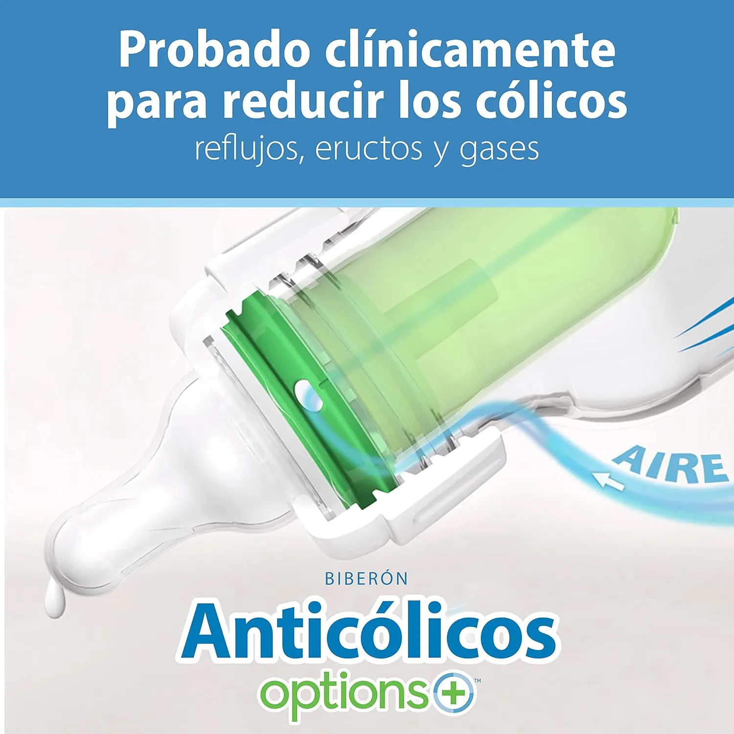 Dr. Brown's Anti-Colic Breast to Bottle Feeding Set with Slow Flow Nipples, Travel Caps, and Silicone Pacifier - Gray