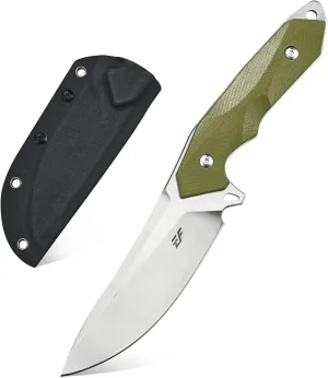 Eafengrow EF122 Fixed Blade Knife D2 Steel Blade G10 Handle Pocket Knives Fixed Knife, Survival, Outdoor Camping Survival Tool Knives, Kydex Sheaths