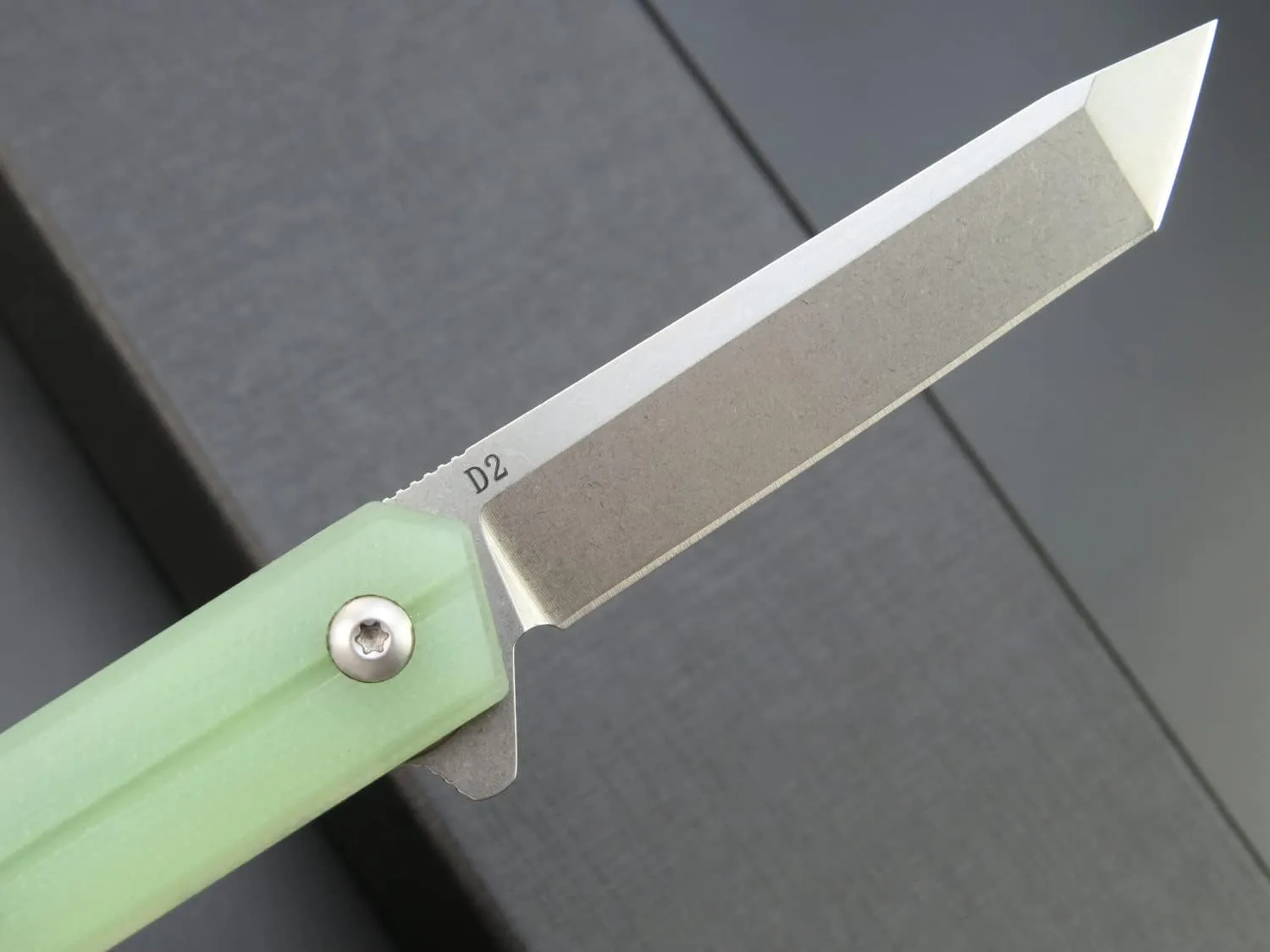 Eafengrow EF65 Flipper Folding Lock Knife Ball Bearing D2 Blade and G10 Steel Handle Pocket Assisted Multitool with Clip Everday Carry (EF65-T-jade)