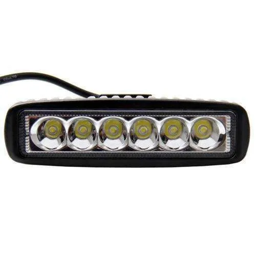 Eagle Lights Elite Series 6" LED Light Bar with Plug and Play Harness for Harley Davidson Softail and Dyna Models - 2500Lm, Flood Pattern - Harness Included