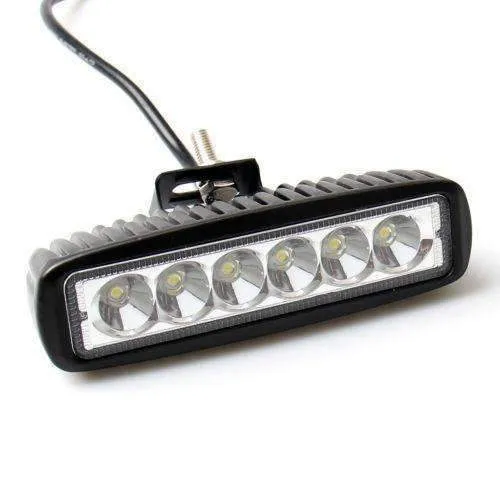 Eagle Lights Elite Series 6" LED Light Bar with Plug and Play Harness for Harley Davidson Softail and Dyna Models - 2500Lm, Flood Pattern - Harness Included